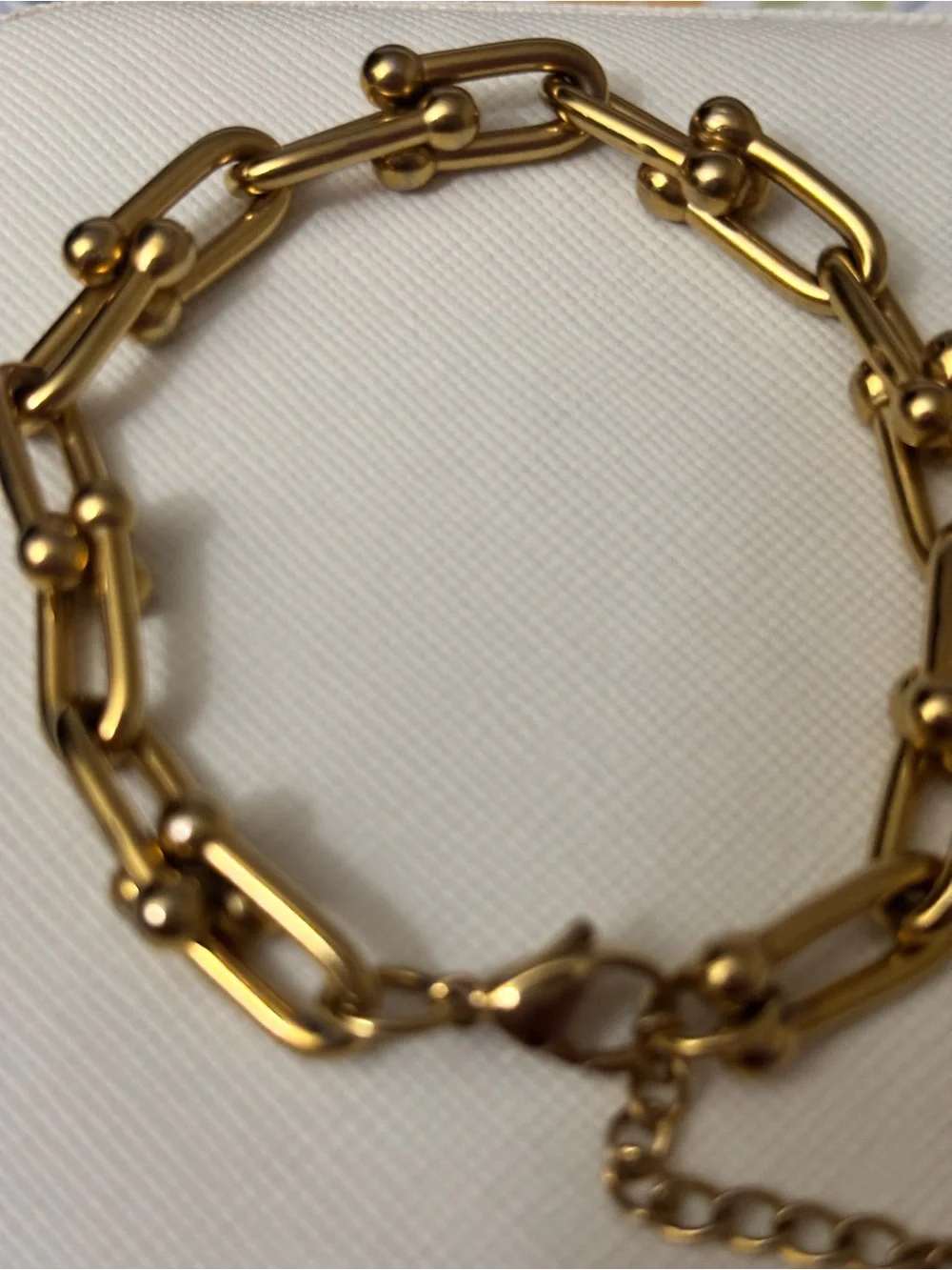 18k Gold Plated Link Chain Bracelet